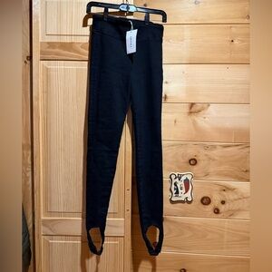 Frame denim Black Stirrup Leggings size small